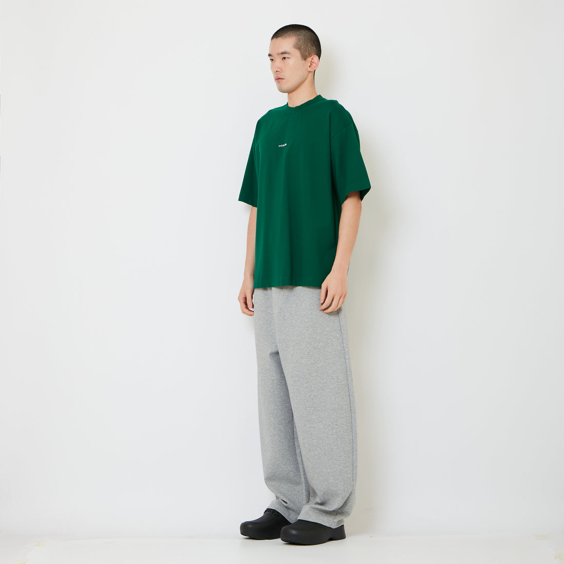 Men Barrel Cut Sweatpants - Melange Grey - SM2610184A
