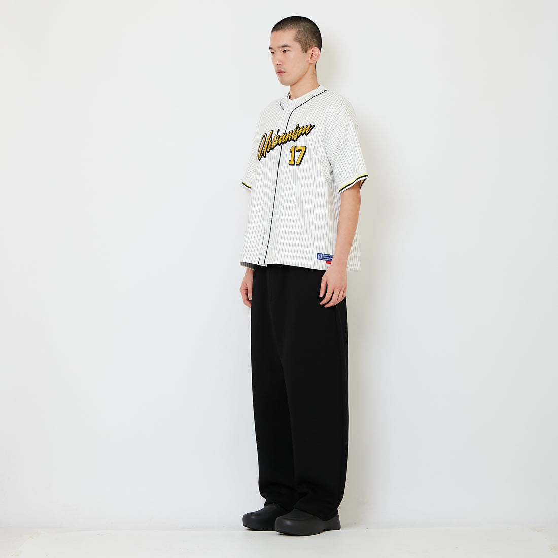 Men Barrel Cut Sweatpants - Black - SM2610184D