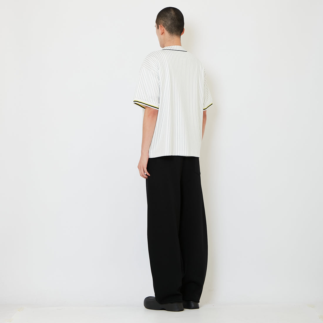 Men Barrel Cut Sweatpants - Black - SM2610184D