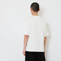 Men Embroidery Oversized Tee - Off White - SM2610187A