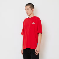 Men Embroidery Oversized Tee - Red - SM2610188C