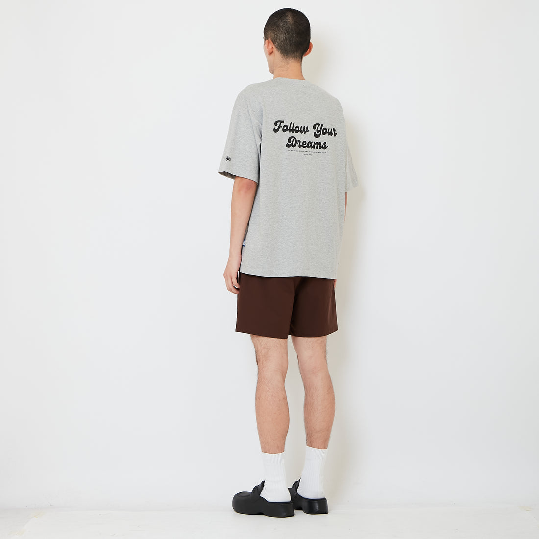 Men Nylon Shorts - Brown - SM2610189D