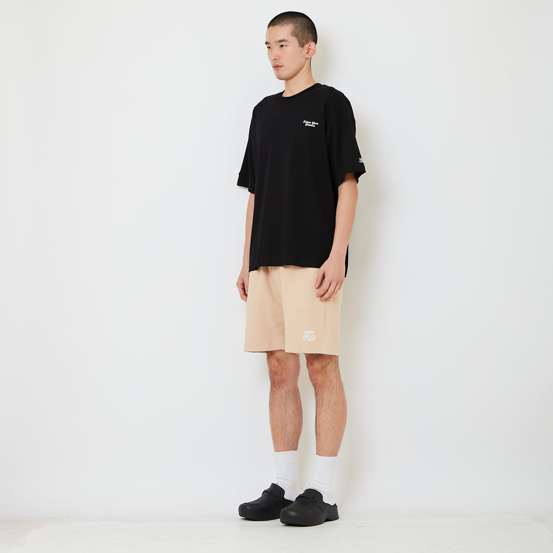 Men Sweat-Shorts - Beige - SM2610194B