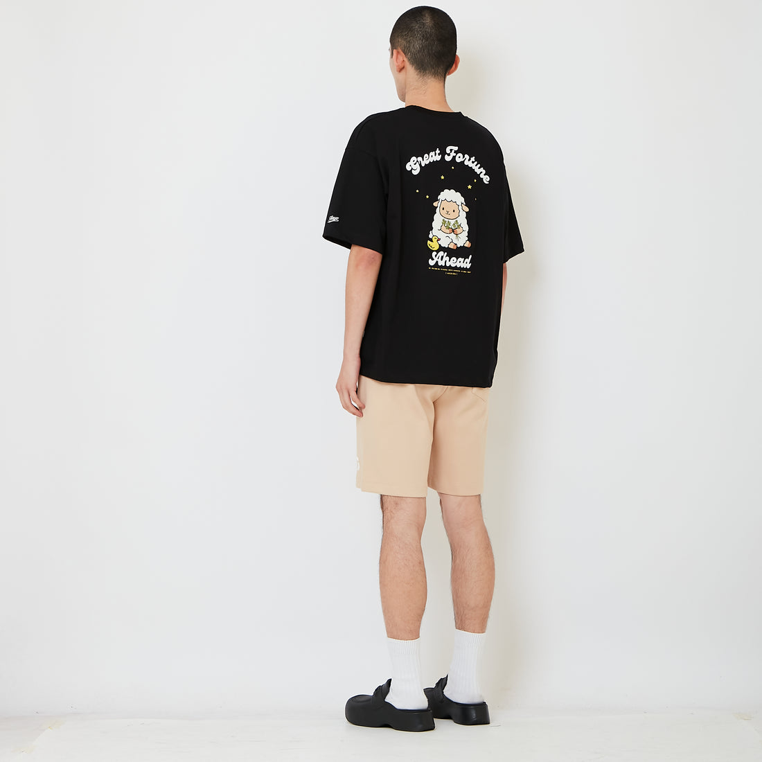 Men Sweat-Shorts - Beige - SM2610194B