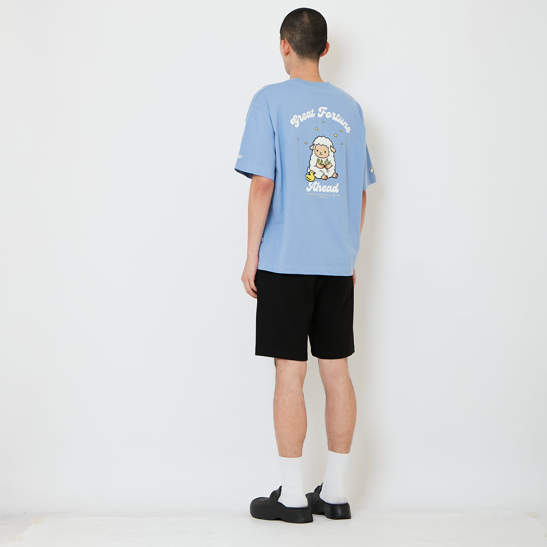 Men Sweat-Shorts - Black - SM2610194C