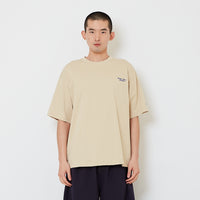 Men Embroidery Oversized Tee - Beige - SM2610200B