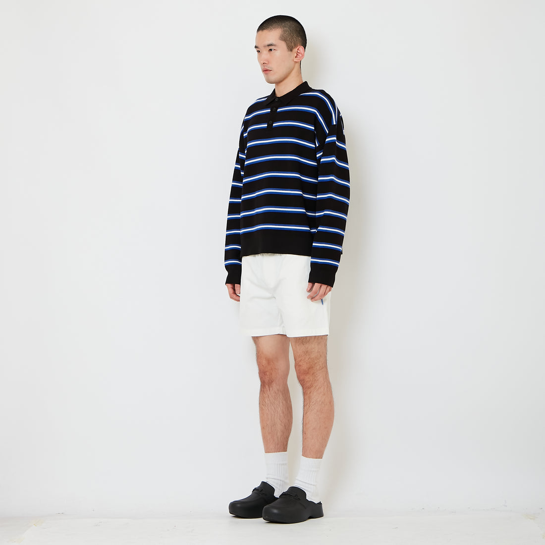 Men Twill Shorts - Off White - SM2610205A