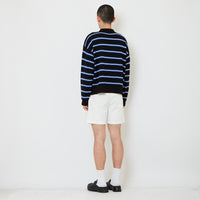 Men Twill Shorts - Off White - SM2610205A