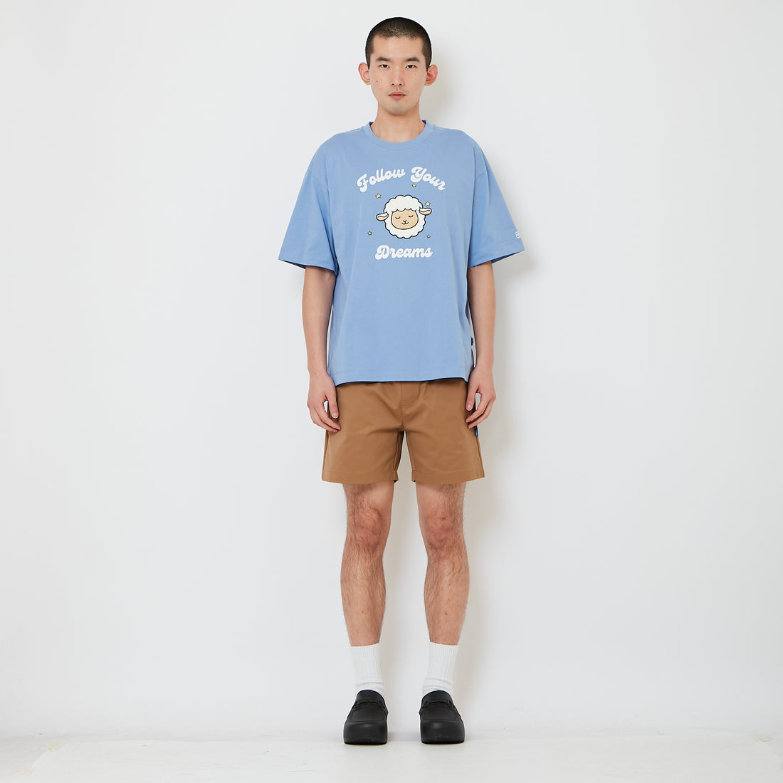 Men Twill Shorts - Khaki - SM2610205B
