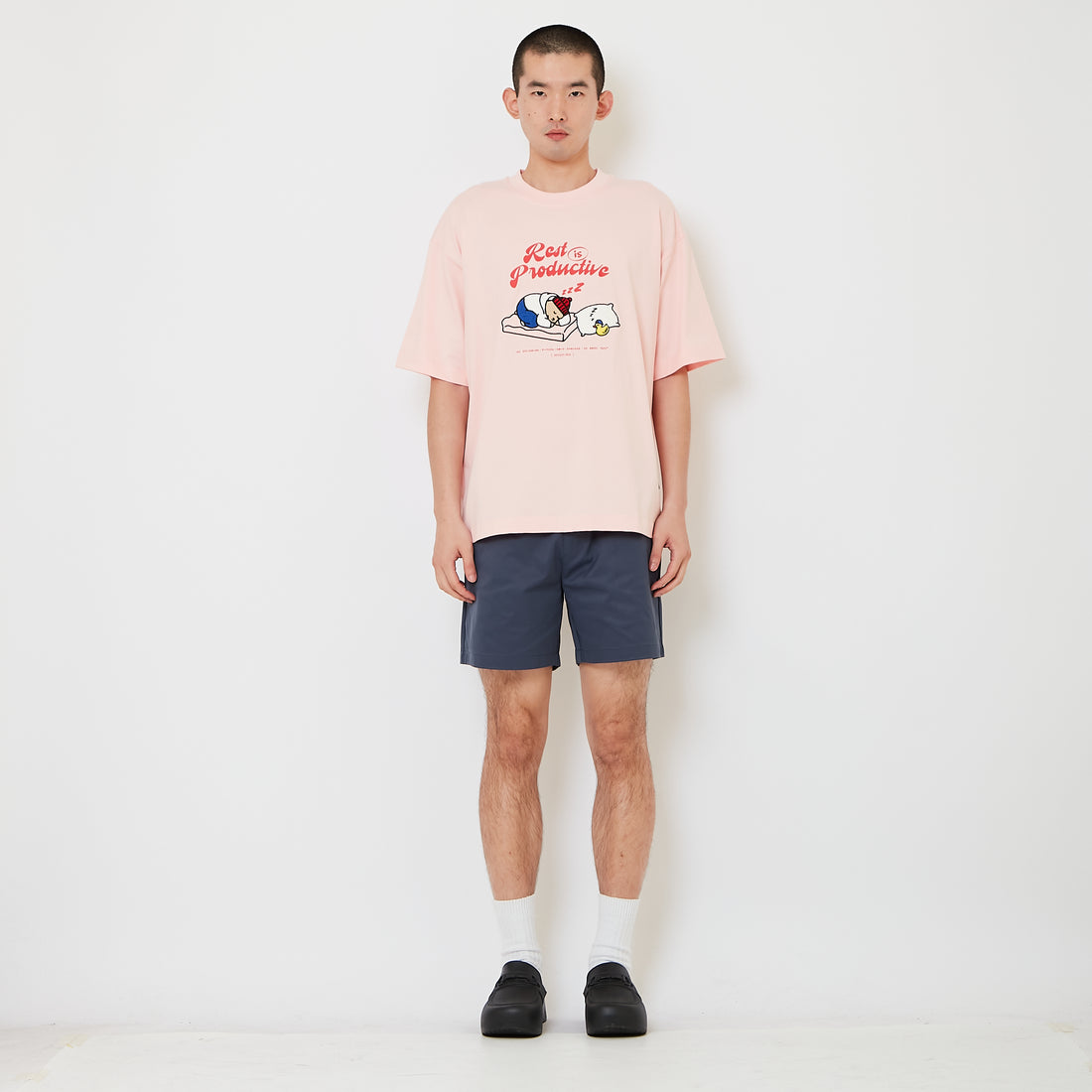 Men Twill Shorts - Blue - SM2610205D