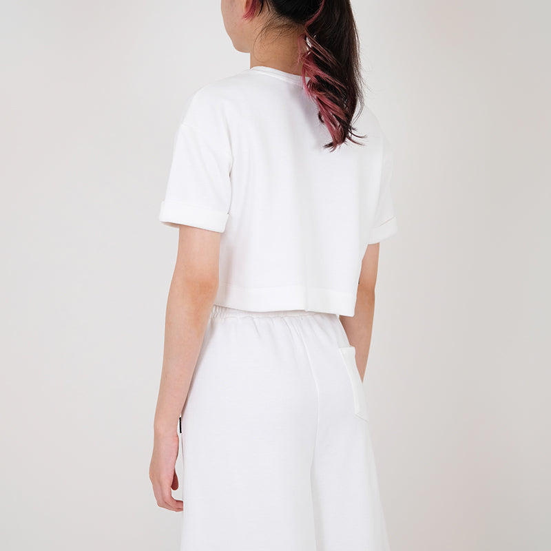 Women Pique Cropped Top - SW2307065