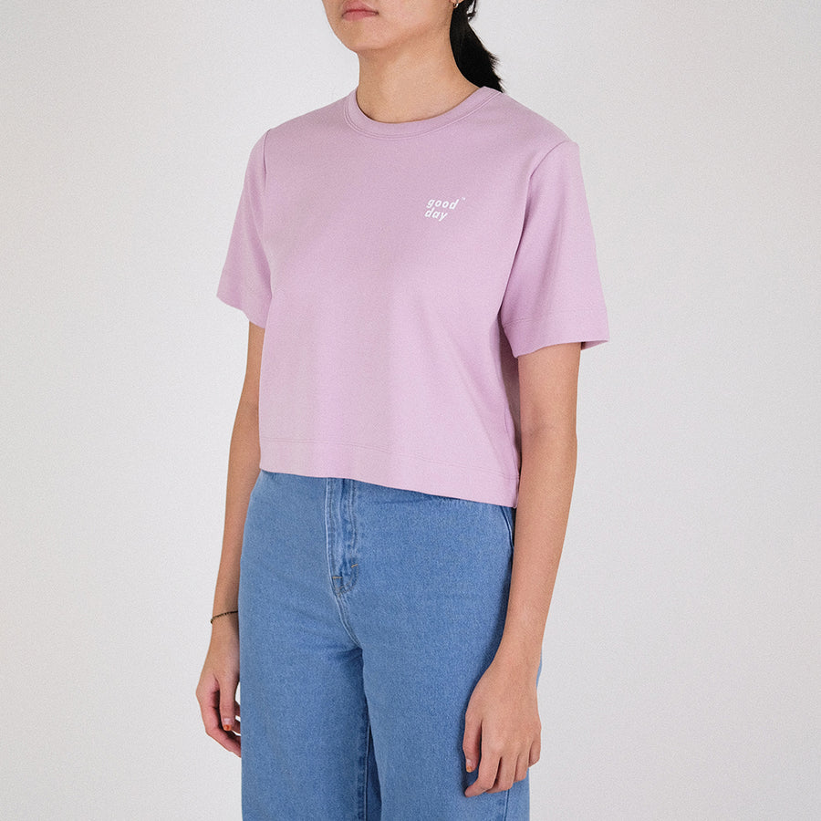 Women Cropped Top - Purple - SW2211558F