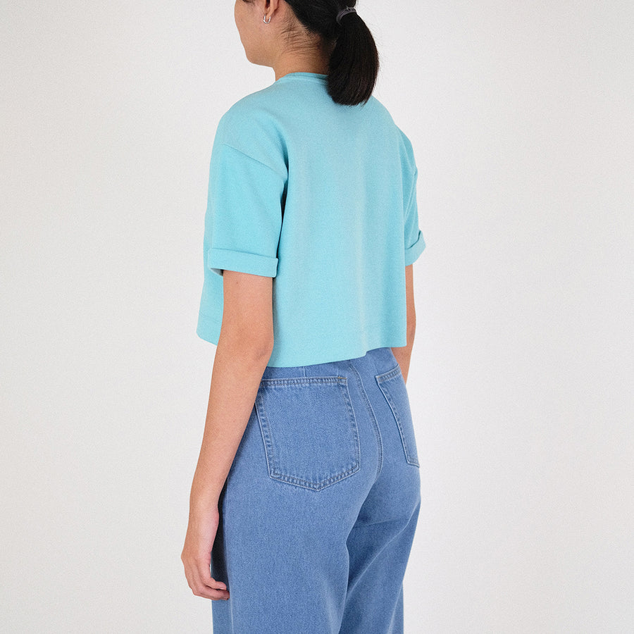 Women Pique Cropped Top - SW2307065