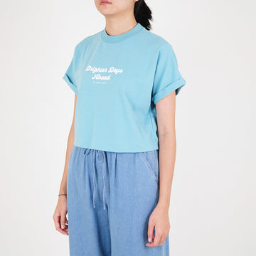 Women Cropped Top - Turquoise - SW2307075B (SW2209521)