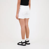 Women Basic Stretch Shorts - Off White - SW2307086A