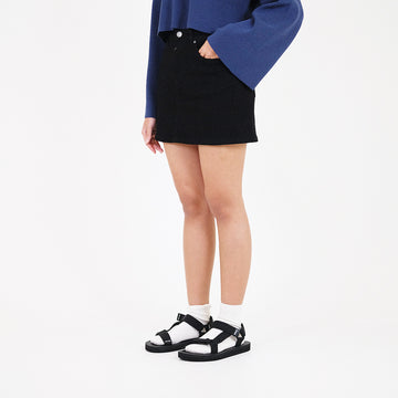 Women Denim Skirt - Black - SW2307087B
