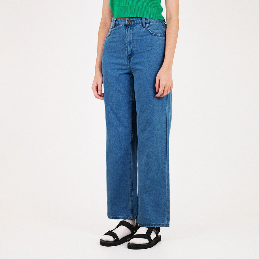 Women Baggy Jeans - Blue - SW2307089B