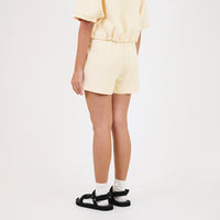 Women Pique Shorts - Yellow - SW2308095B