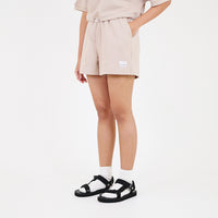 Women Pique Shorts - Khaki - SW2308095C