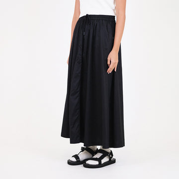 Women Maxi Flare Skirt - Black - SW2308099B