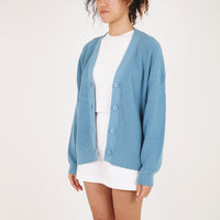 Women Cardigan - Turquoise - SW2308105A