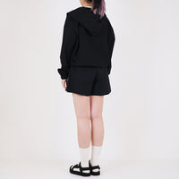 Women Nylon Jacket - Black - SW2309112B