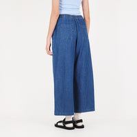 Women Elastic Waist Jeans - Navy - SW2309115B