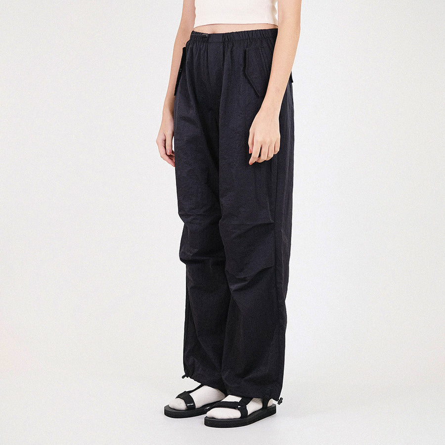 Women Nylon Pants - Black - SW2312182B