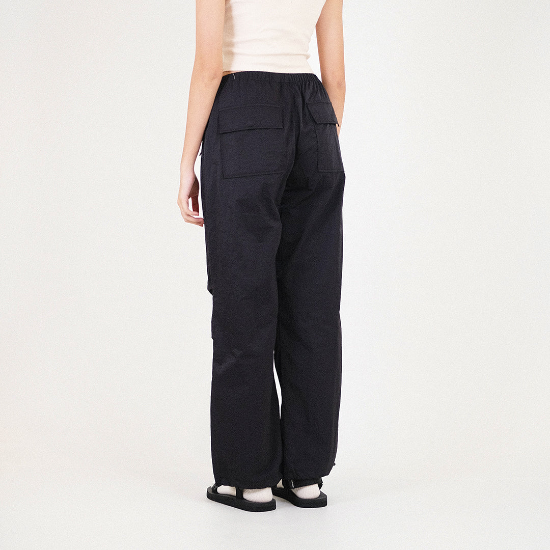 Women Nylon Pants - Black - SW2312182B