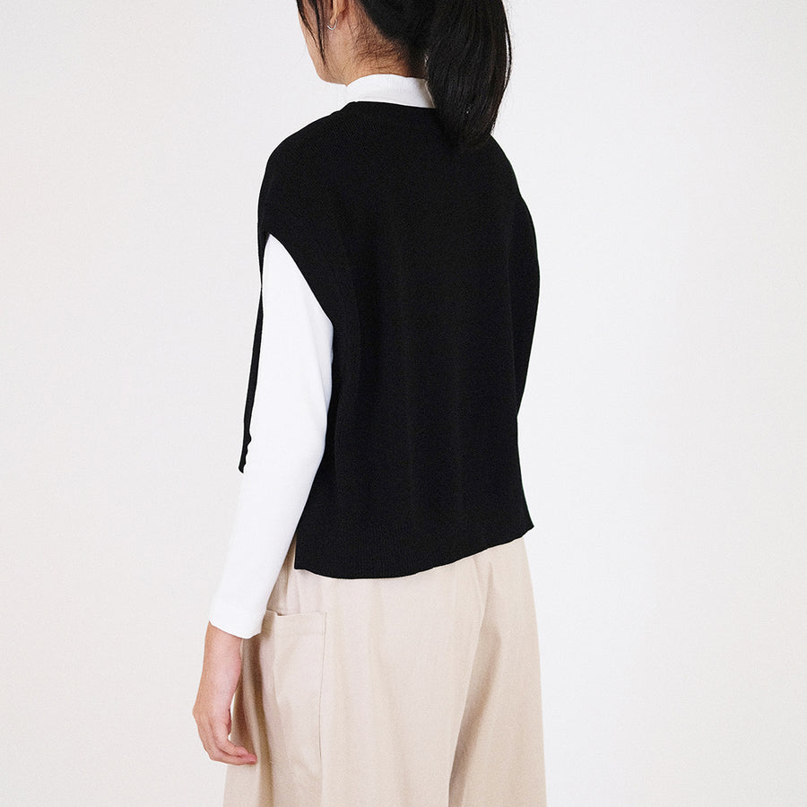Women Vest - Black - SW2309119B