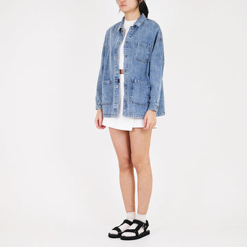 Women Denim Jacket - Blue - SW2309121Z