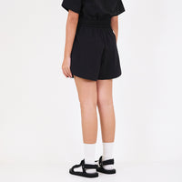 Women Nylon Shorts - Black - SW2310128B