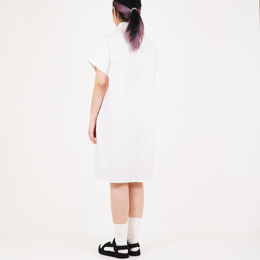 Women Midi Dress - Off White - SW2310132A