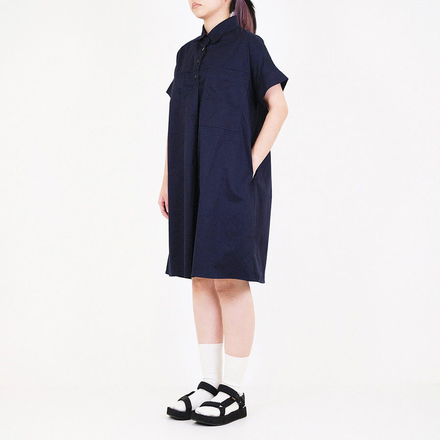Women Midi Dress - Navy - SW2310132B