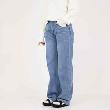 Women Wide-Leg Jeans - Blue - SW2310137C