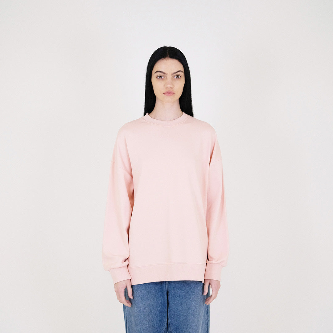 Women Combined Oversized Top - Pink - SW2311144B