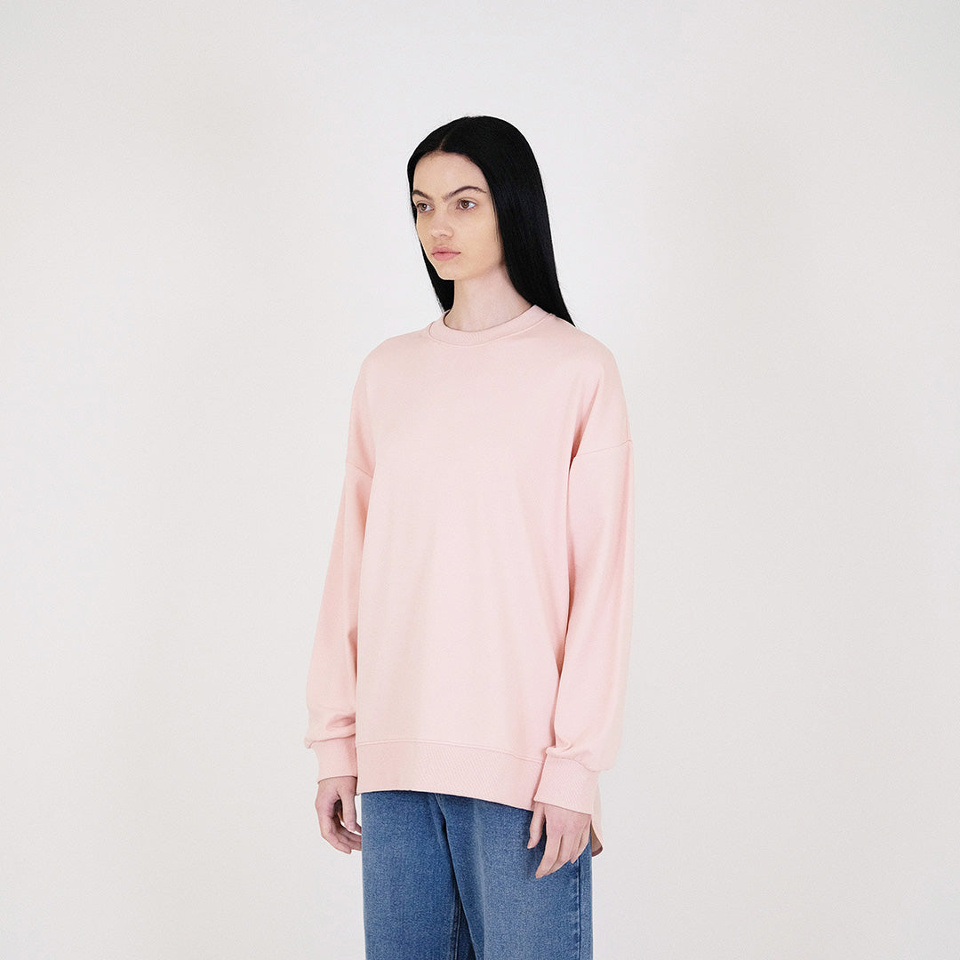 Women Combined Oversized Top - Pink - SW2311144B