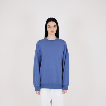 Women Combined Oversized Top - Blue - SW2311144C