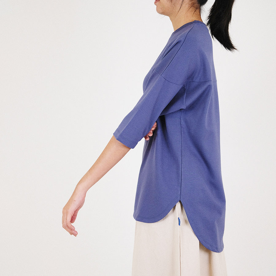 Women Oversized Top - Blue - SW2311147C