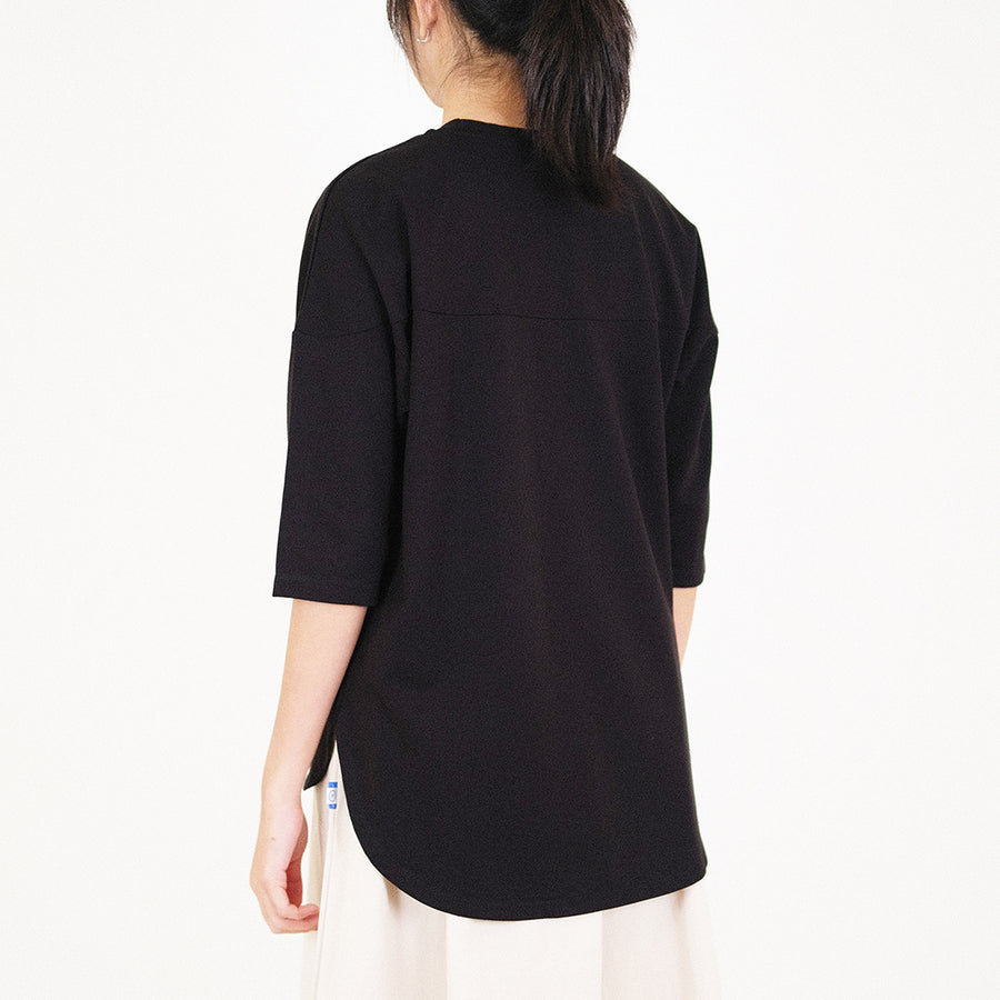 Women Oversized Top - Black - SW2311147D