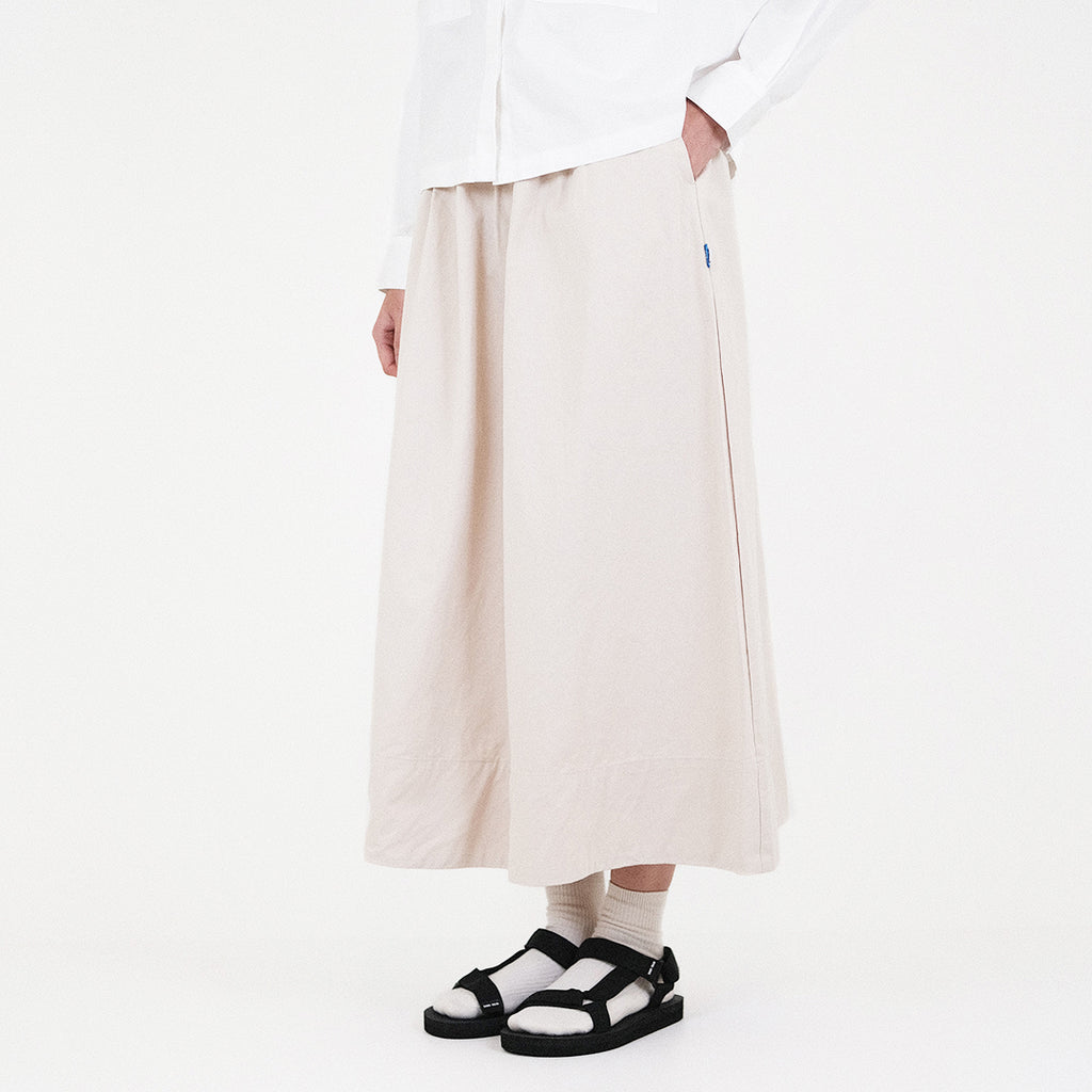 Women Maxi Flare Skirt - Beige - SW2311150A
