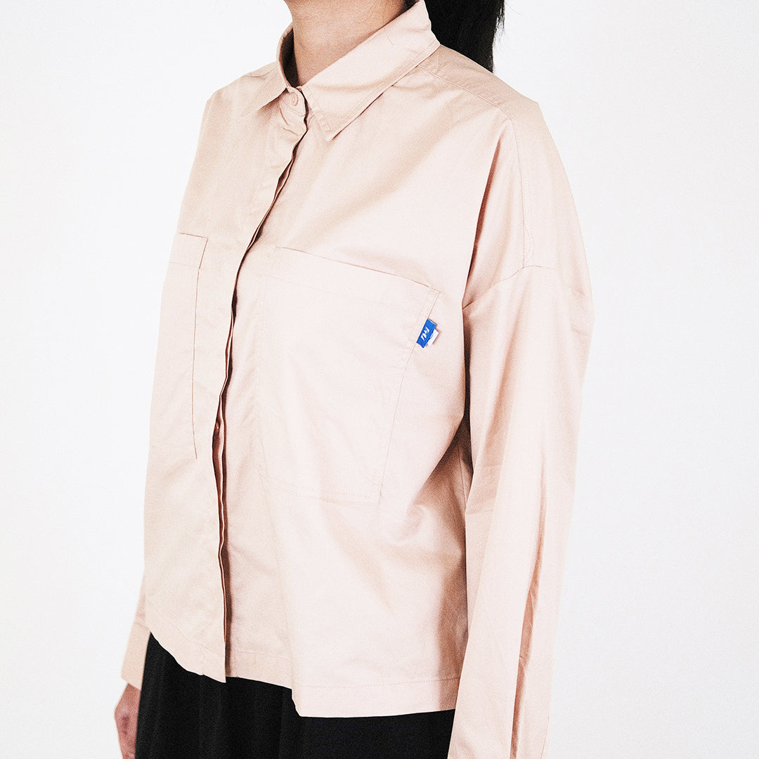 Women Boxy Shirt - Pink - SW2311151B