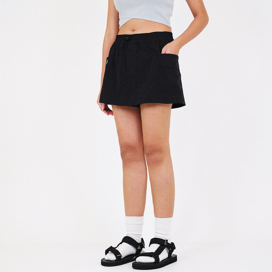 Women Cargo Skort - Black - SW2312173B