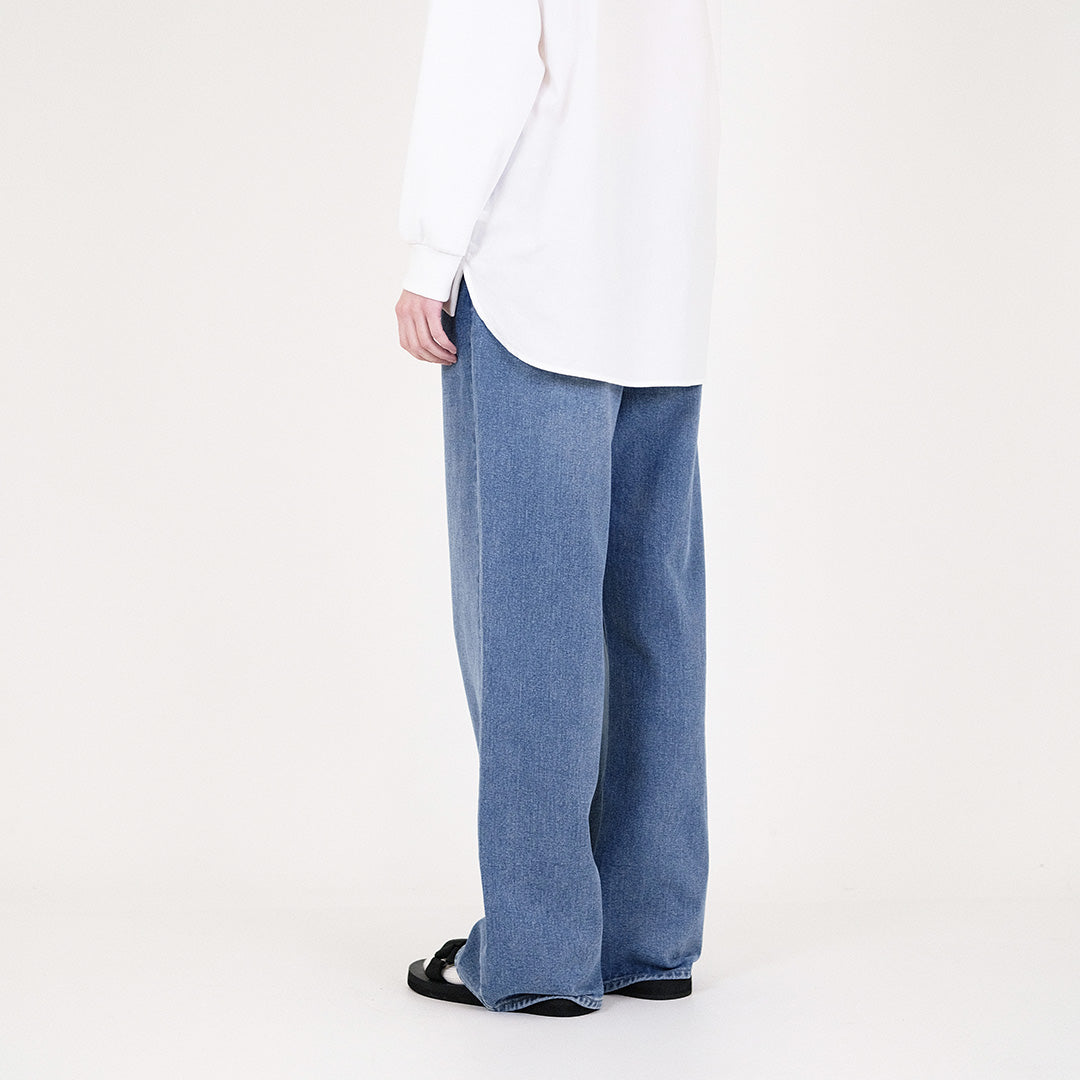Women Straight Cut Jeans - Blue - SW2312177C