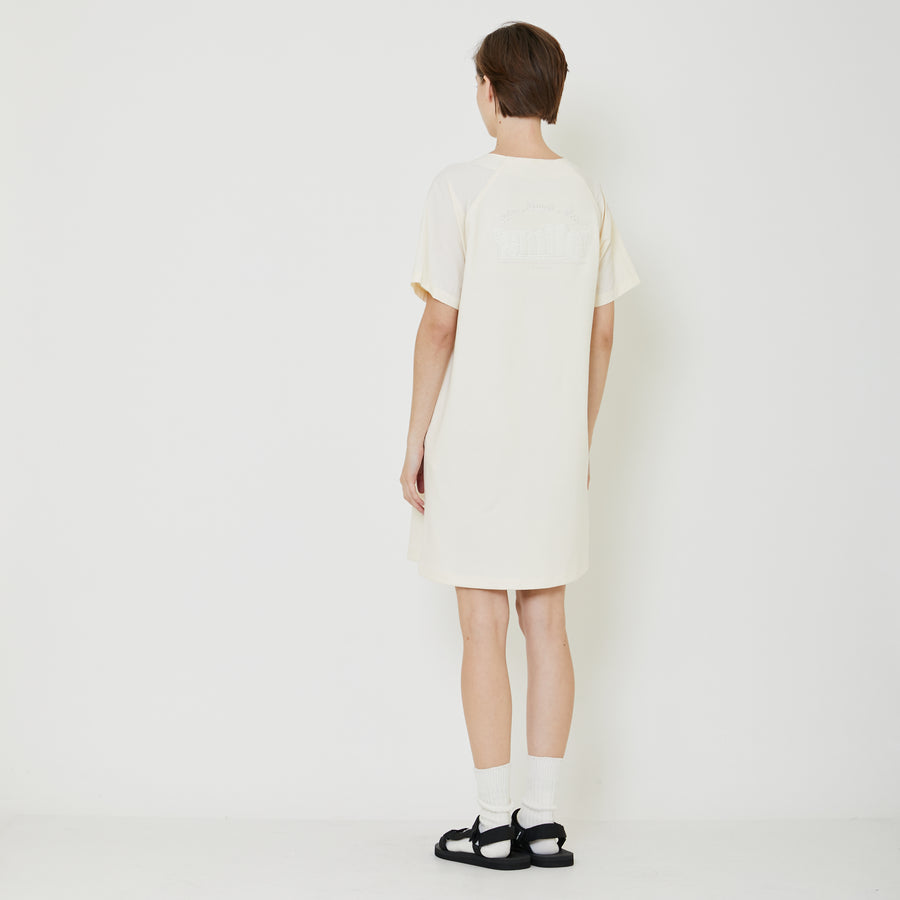 Women Embroidered Dress - Ivory - SW2401008A