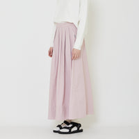 Women Nylon Maxi Skirt - Dusty Purple - SW2401013A