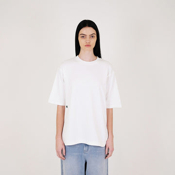 Women Essential Oversized Top - Off White - SW2401067A