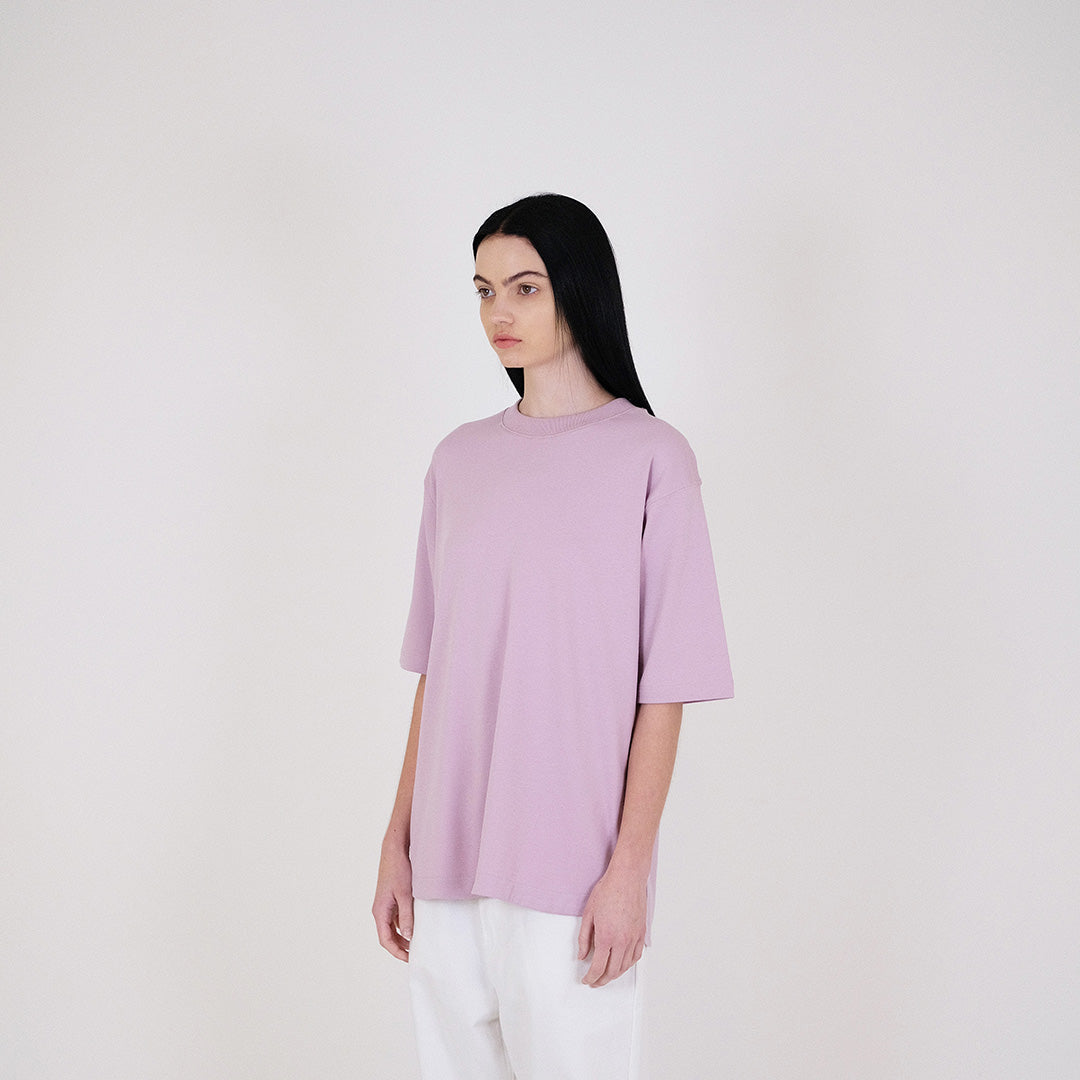 Women Essential Oversized Top - Dusty Purple - SW2401067C