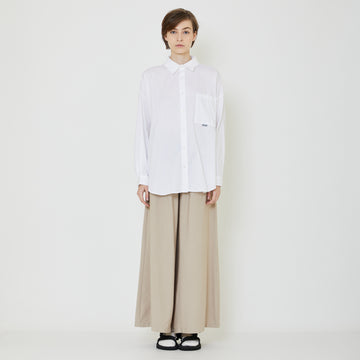 Women Oversized Shirt - Off White - SW2402034A
