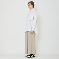Women Oversized Shirt - Off White - SW2402034A
